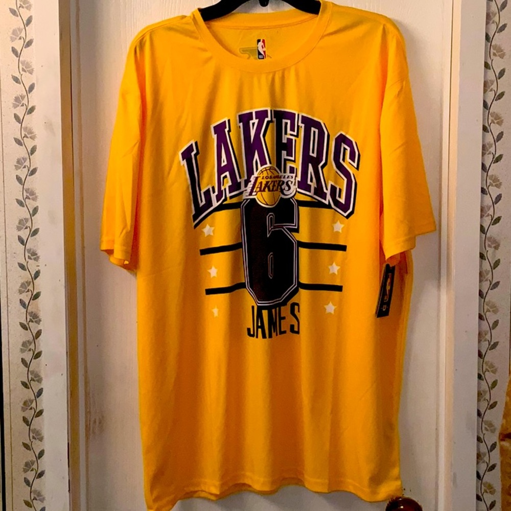 NBA Men’s Yellow Jersey Tee Shirt